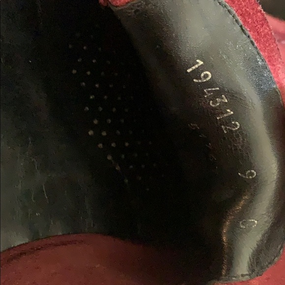 Gucci Bamboo Maroon burgundy Suede loafers - Picture 5 of 5